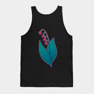 Red lily of the valley Tank Top